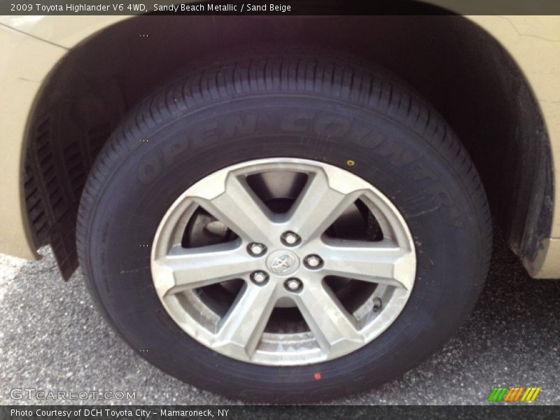 Sandy Beach Metallic / Sand Beige 2009 Toyota Highlander V6 4WD