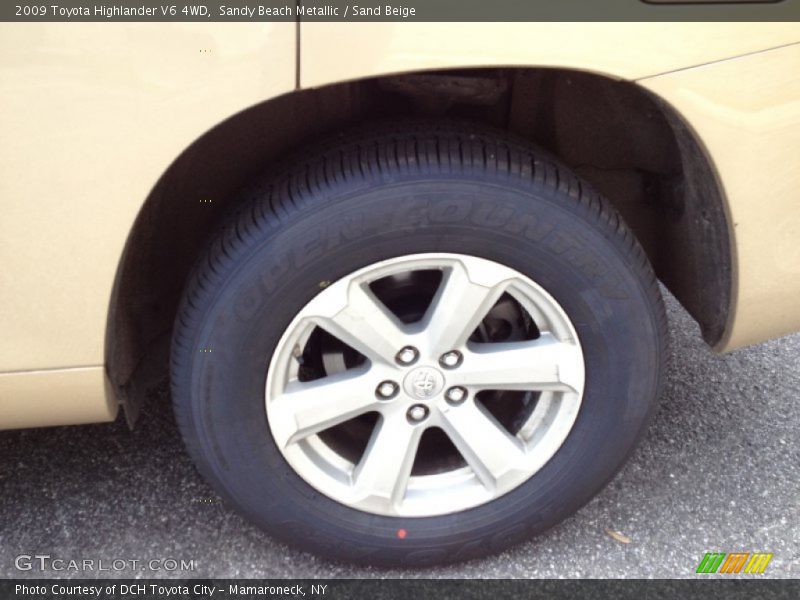 Sandy Beach Metallic / Sand Beige 2009 Toyota Highlander V6 4WD