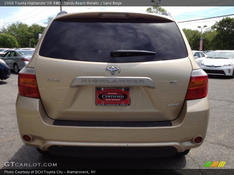 Sandy Beach Metallic / Sand Beige 2009 Toyota Highlander V6 4WD