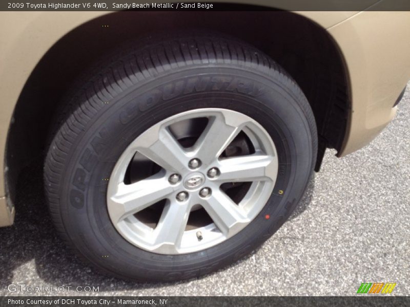 Sandy Beach Metallic / Sand Beige 2009 Toyota Highlander V6 4WD