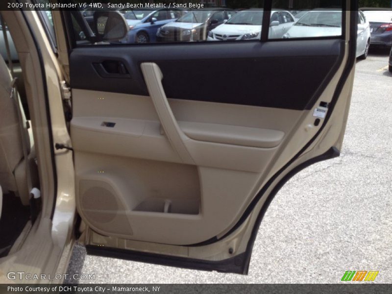 Sandy Beach Metallic / Sand Beige 2009 Toyota Highlander V6 4WD
