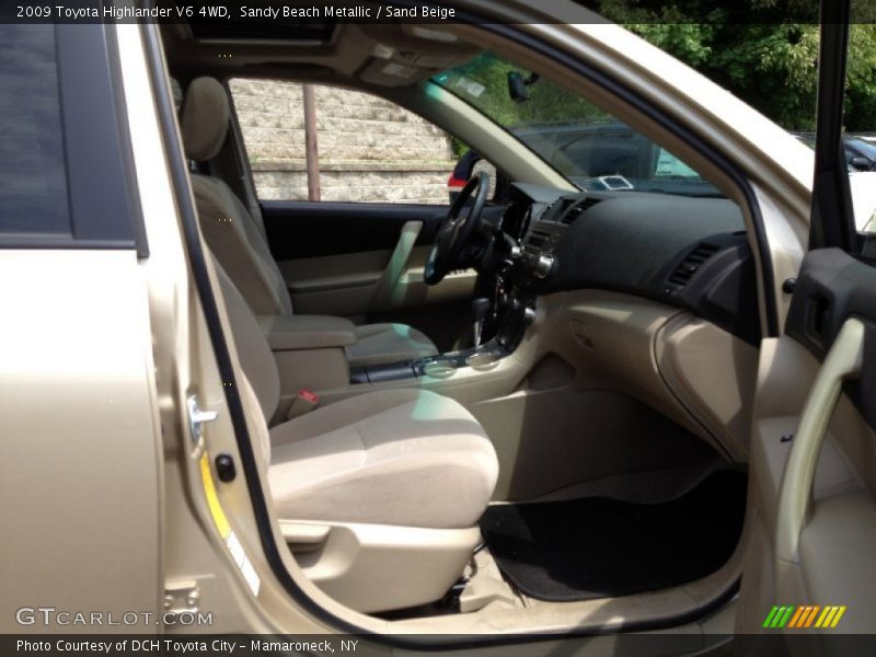 Sandy Beach Metallic / Sand Beige 2009 Toyota Highlander V6 4WD