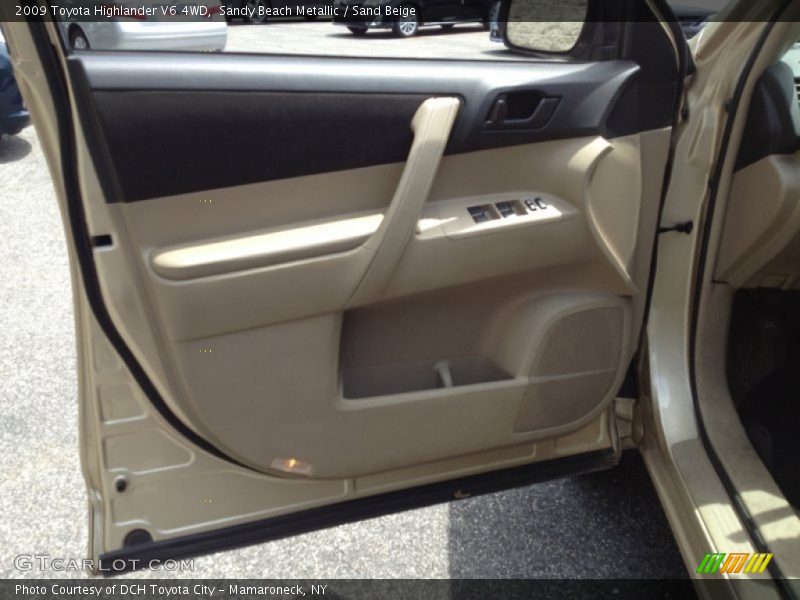 Sandy Beach Metallic / Sand Beige 2009 Toyota Highlander V6 4WD