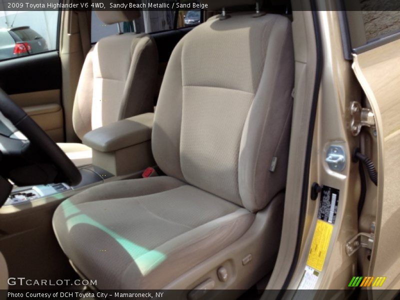 Sandy Beach Metallic / Sand Beige 2009 Toyota Highlander V6 4WD