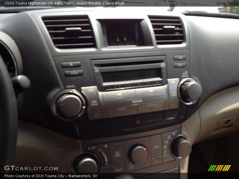 Sandy Beach Metallic / Sand Beige 2009 Toyota Highlander V6 4WD