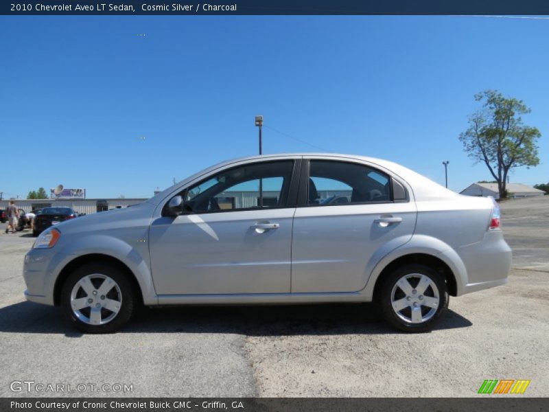 Cosmic Silver / Charcoal 2010 Chevrolet Aveo LT Sedan