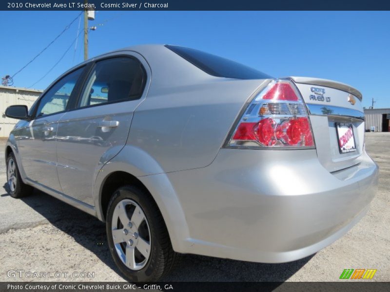 Cosmic Silver / Charcoal 2010 Chevrolet Aveo LT Sedan