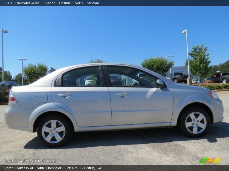 Cosmic Silver / Charcoal 2010 Chevrolet Aveo LT Sedan