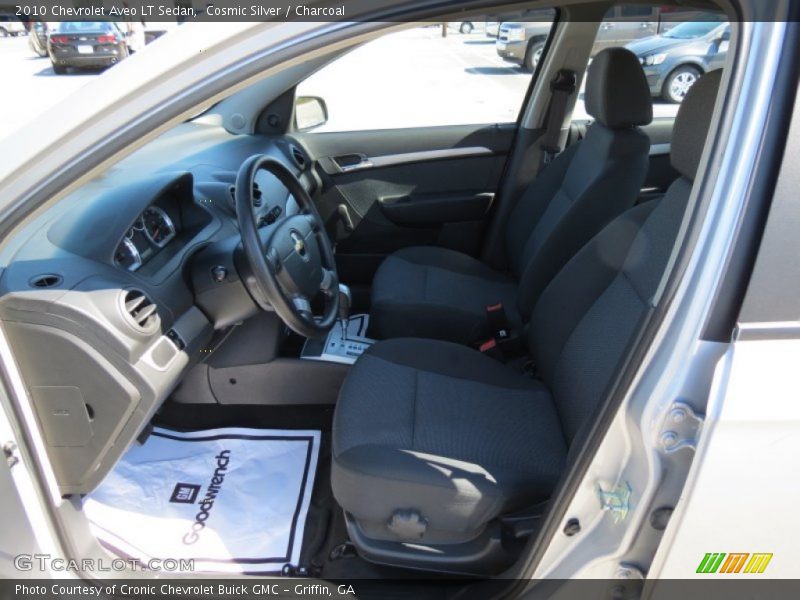 Cosmic Silver / Charcoal 2010 Chevrolet Aveo LT Sedan