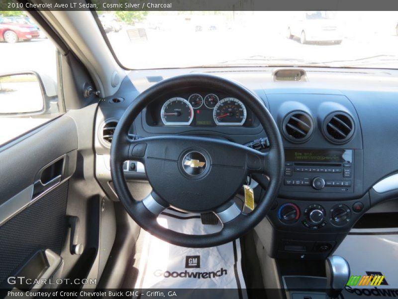 Cosmic Silver / Charcoal 2010 Chevrolet Aveo LT Sedan