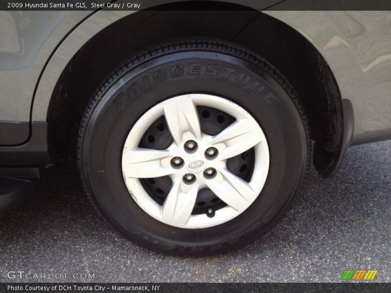 Steel Gray / Gray 2009 Hyundai Santa Fe GLS