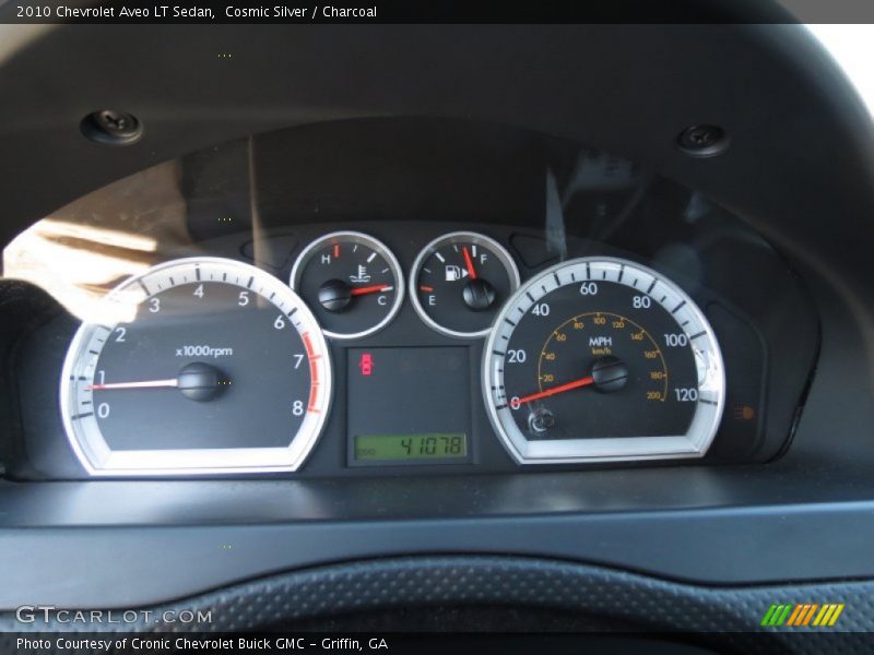 Cosmic Silver / Charcoal 2010 Chevrolet Aveo LT Sedan