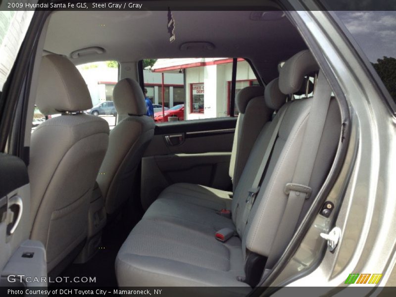 Steel Gray / Gray 2009 Hyundai Santa Fe GLS