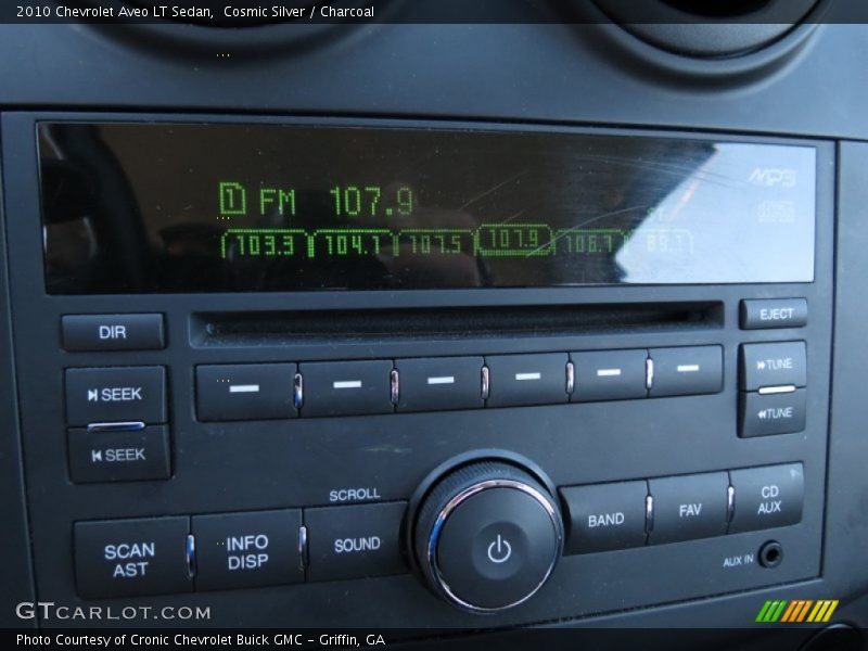 Cosmic Silver / Charcoal 2010 Chevrolet Aveo LT Sedan