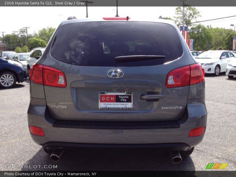Steel Gray / Gray 2009 Hyundai Santa Fe GLS