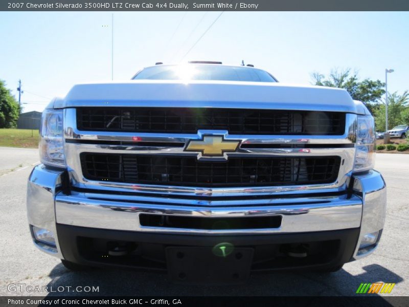 Summit White / Ebony 2007 Chevrolet Silverado 3500HD LTZ Crew Cab 4x4 Dually