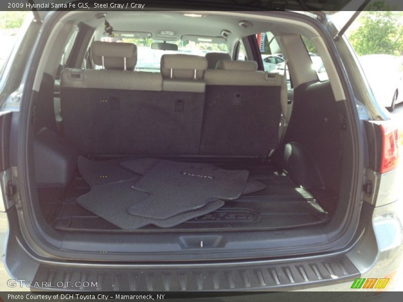 Steel Gray / Gray 2009 Hyundai Santa Fe GLS
