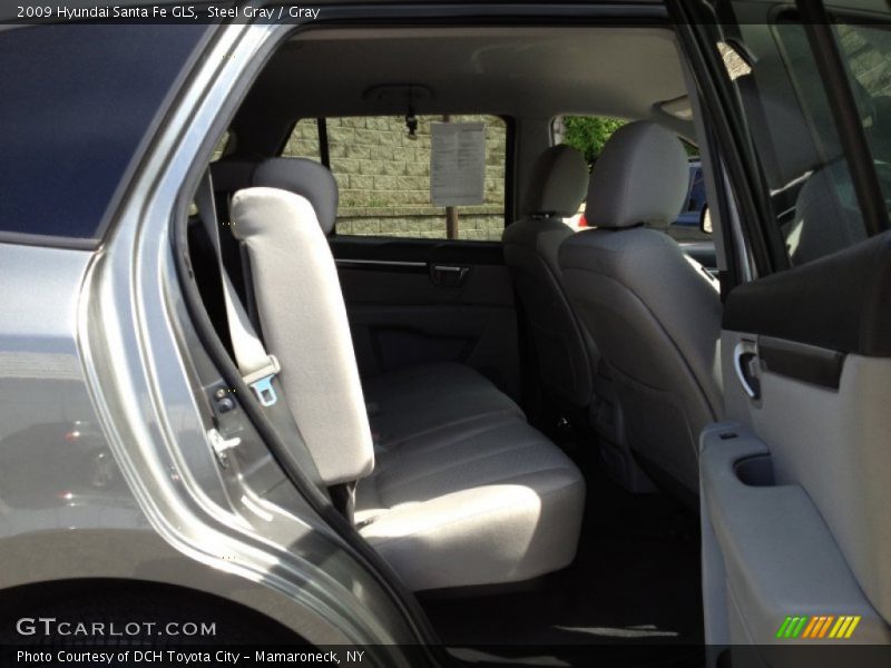 Steel Gray / Gray 2009 Hyundai Santa Fe GLS