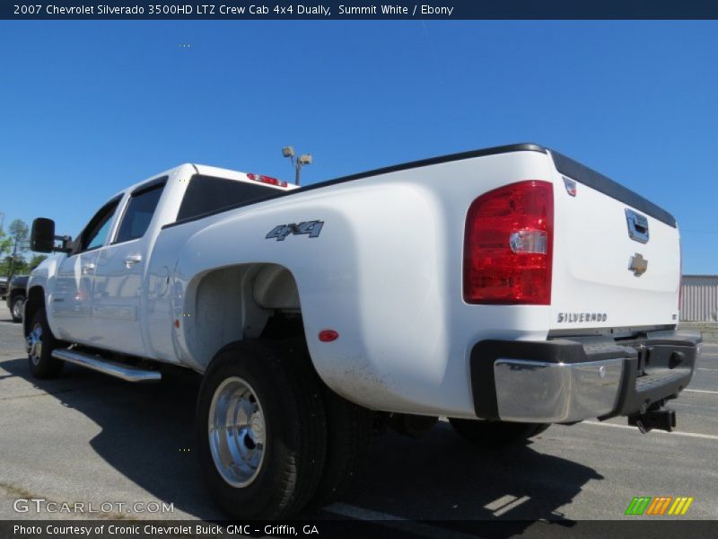 Summit White / Ebony 2007 Chevrolet Silverado 3500HD LTZ Crew Cab 4x4 Dually