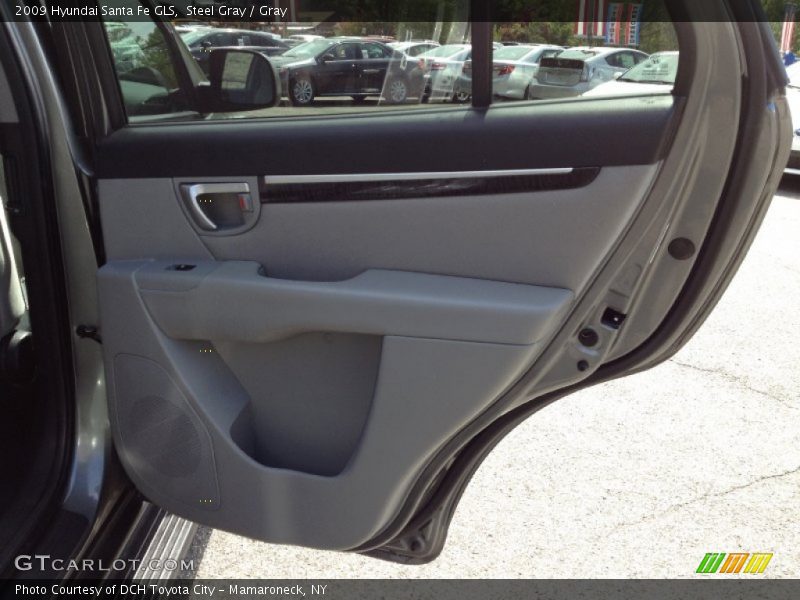 Steel Gray / Gray 2009 Hyundai Santa Fe GLS