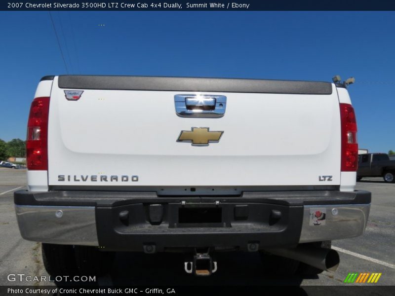 Summit White / Ebony 2007 Chevrolet Silverado 3500HD LTZ Crew Cab 4x4 Dually