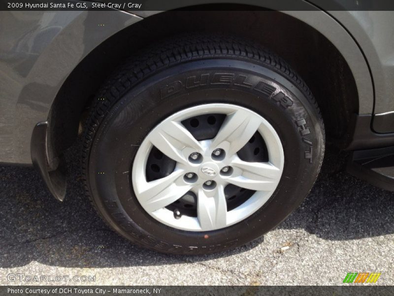 Steel Gray / Gray 2009 Hyundai Santa Fe GLS