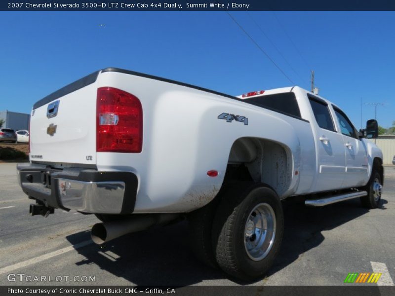 Summit White / Ebony 2007 Chevrolet Silverado 3500HD LTZ Crew Cab 4x4 Dually