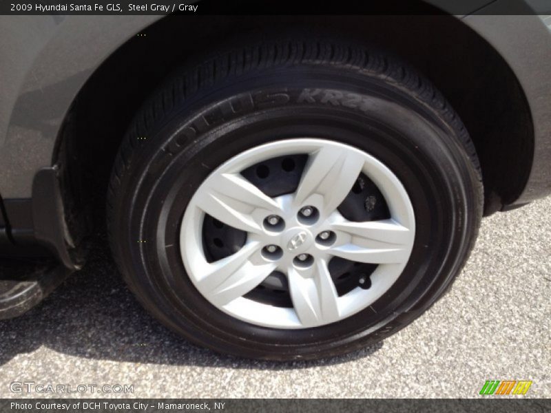 Steel Gray / Gray 2009 Hyundai Santa Fe GLS