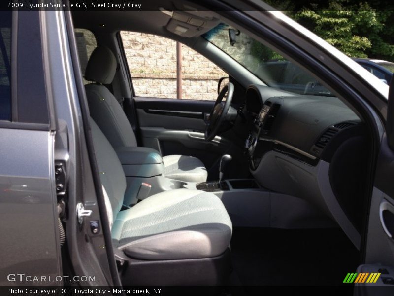 Steel Gray / Gray 2009 Hyundai Santa Fe GLS