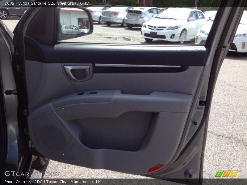 Steel Gray / Gray 2009 Hyundai Santa Fe GLS