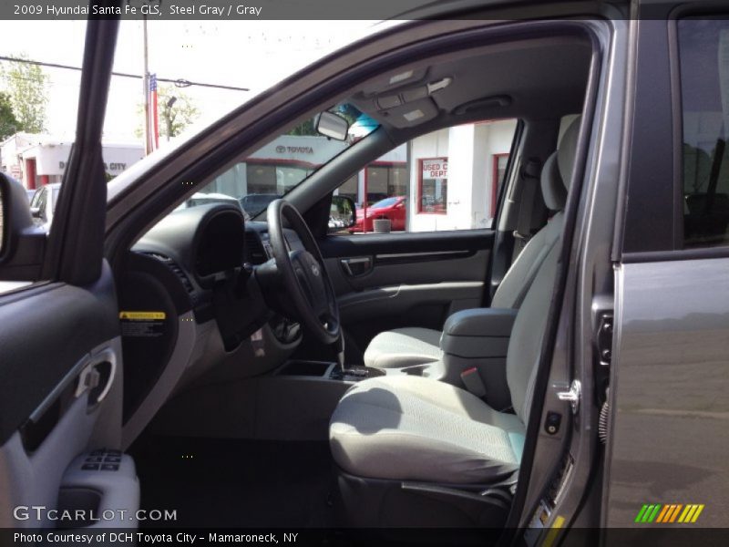 Steel Gray / Gray 2009 Hyundai Santa Fe GLS
