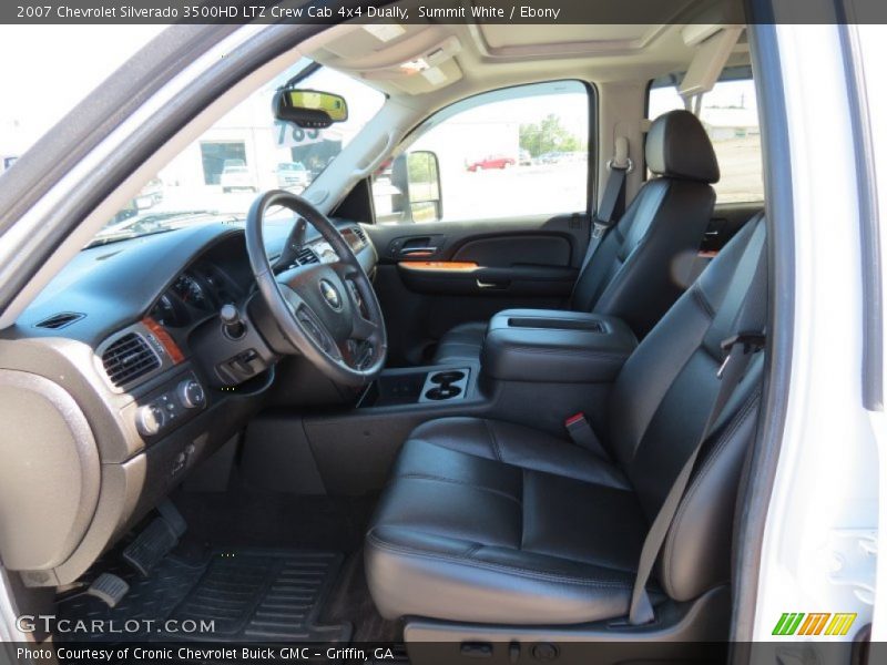 Summit White / Ebony 2007 Chevrolet Silverado 3500HD LTZ Crew Cab 4x4 Dually
