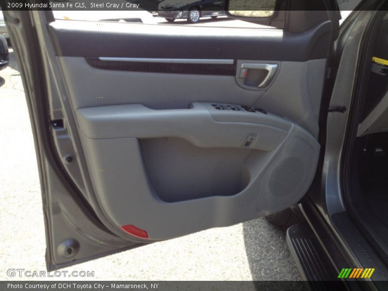 Steel Gray / Gray 2009 Hyundai Santa Fe GLS