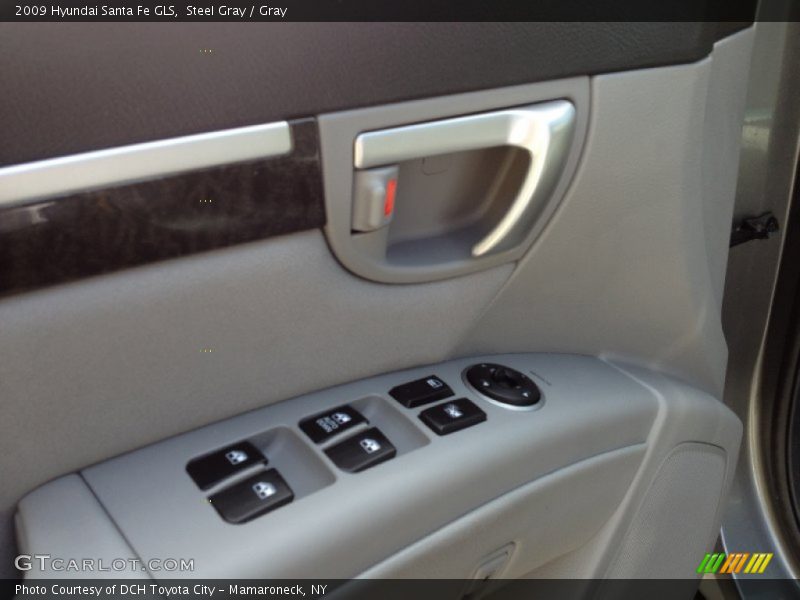 Steel Gray / Gray 2009 Hyundai Santa Fe GLS