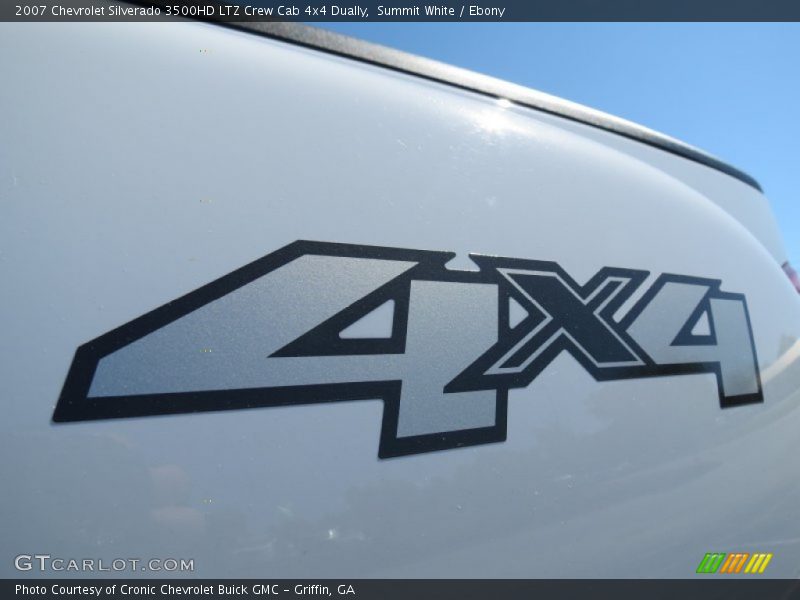 Summit White / Ebony 2007 Chevrolet Silverado 3500HD LTZ Crew Cab 4x4 Dually