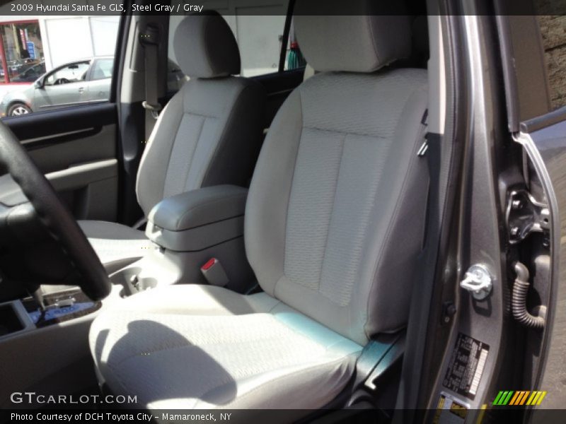 Steel Gray / Gray 2009 Hyundai Santa Fe GLS