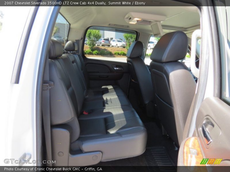 Summit White / Ebony 2007 Chevrolet Silverado 3500HD LTZ Crew Cab 4x4 Dually