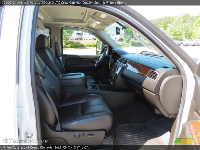 Summit White / Ebony 2007 Chevrolet Silverado 3500HD LTZ Crew Cab 4x4 Dually