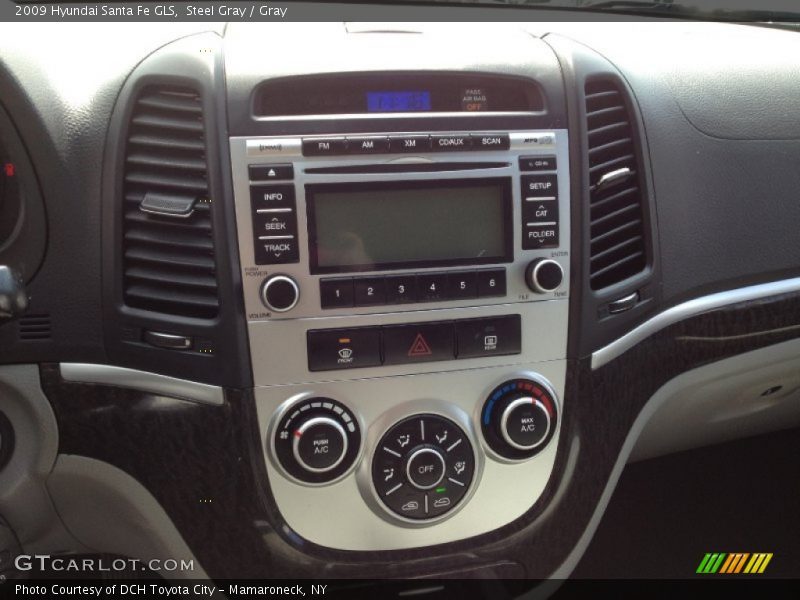 Steel Gray / Gray 2009 Hyundai Santa Fe GLS