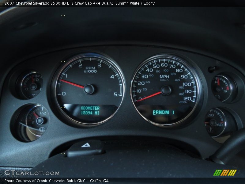 Summit White / Ebony 2007 Chevrolet Silverado 3500HD LTZ Crew Cab 4x4 Dually