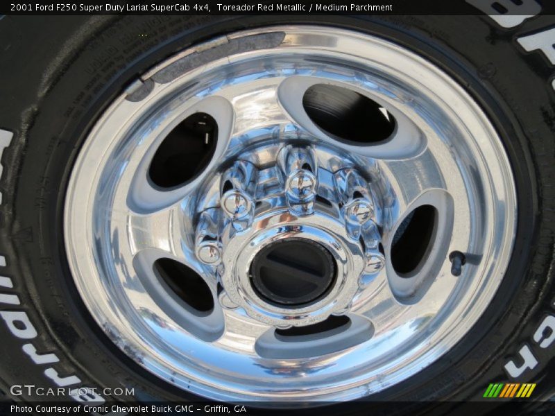 Toreador Red Metallic / Medium Parchment 2001 Ford F250 Super Duty Lariat SuperCab 4x4