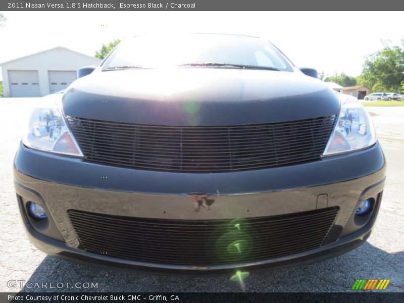 Espresso Black / Charcoal 2011 Nissan Versa 1.8 S Hatchback