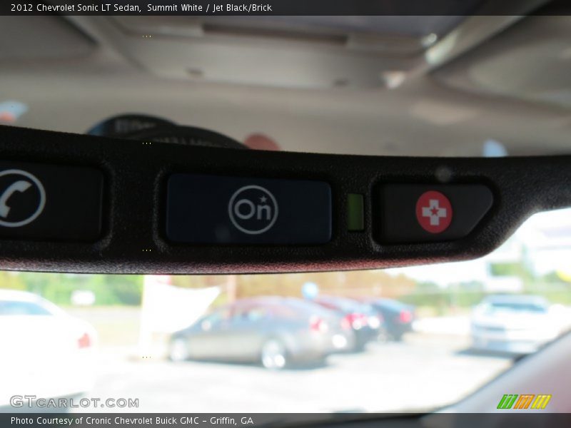 Summit White / Jet Black/Brick 2012 Chevrolet Sonic LT Sedan