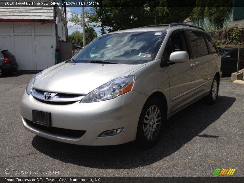 Silver Shadow Pearl / Stone 2010 Toyota Sienna XLE