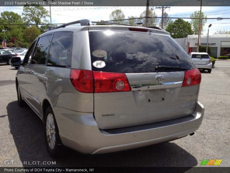 Silver Shadow Pearl / Stone 2010 Toyota Sienna XLE