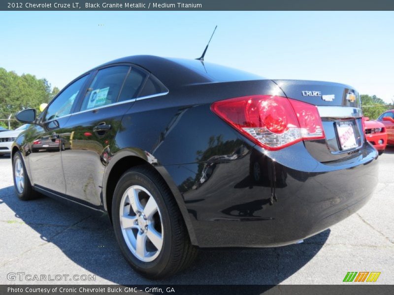 Black Granite Metallic / Medium Titanium 2012 Chevrolet Cruze LT