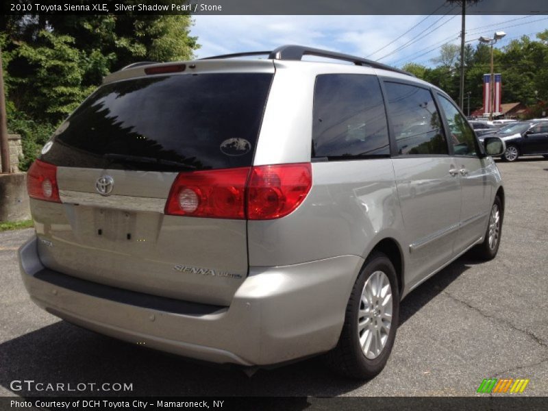 Silver Shadow Pearl / Stone 2010 Toyota Sienna XLE