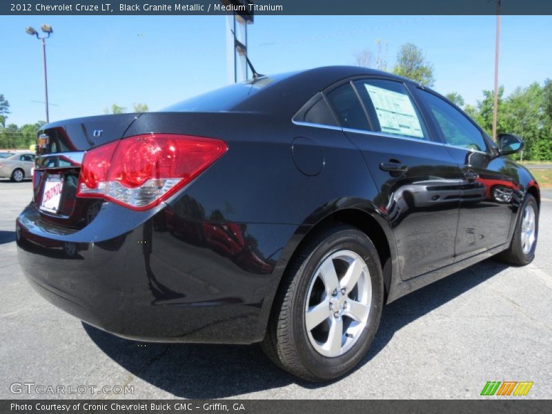 Black Granite Metallic / Medium Titanium 2012 Chevrolet Cruze LT