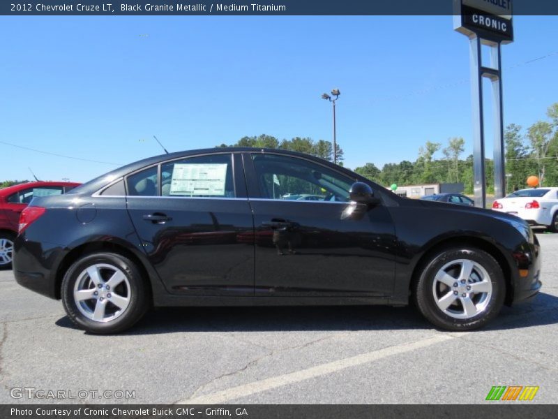 Black Granite Metallic / Medium Titanium 2012 Chevrolet Cruze LT