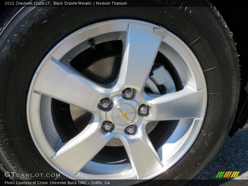 Black Granite Metallic / Medium Titanium 2012 Chevrolet Cruze LT